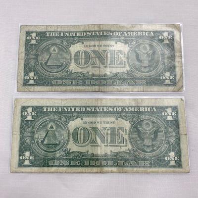 .29. Two 1957A Silver Certificates