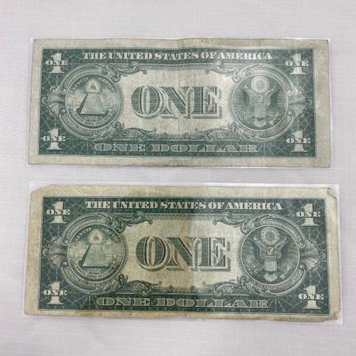 .32. Two 1935 C Silver Certificates