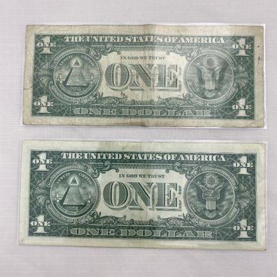 .34. Two 1957 Silver Certificates