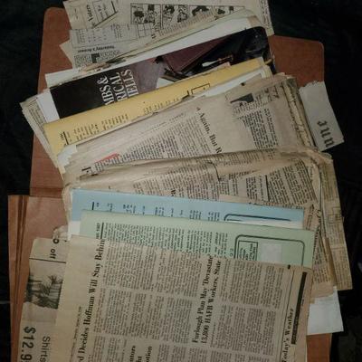 1985 Newspaper clippings