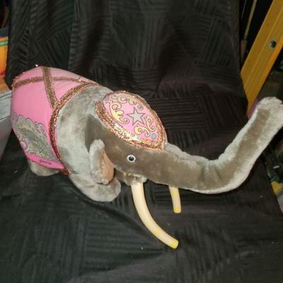 Barnum and Bailey stuffed Elephant 