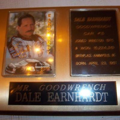 Dale Ernhart framed card
