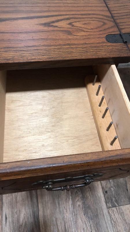 Lot #127 Vintage Pfaff Sewing Machine Cabinet | EstateSales.org