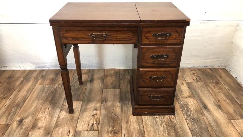 Lot #127 Vintage Pfaff Sewing Machine Cabinet | EstateSales.org