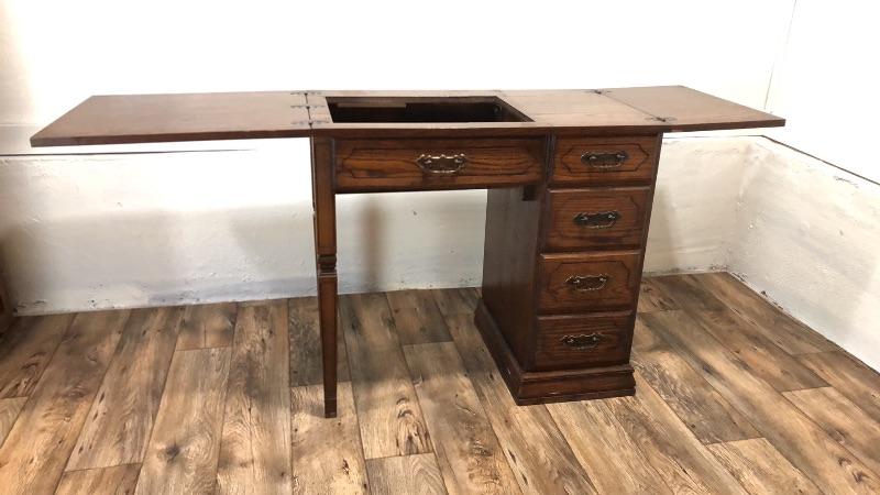 Lot #127 Vintage Pfaff Sewing Machine Cabinet | EstateSales.org