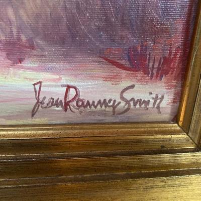 107: Original Oil on Canvas Landscape by Jean Ranney Smith 