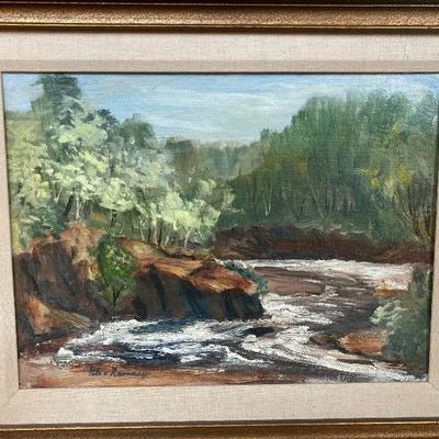 109: Original Oil on Board Painting of Landscape by Glen Ranney 