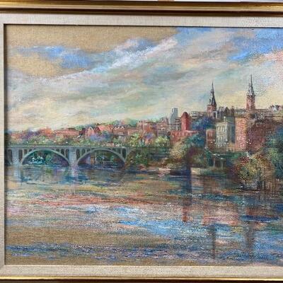 122: Original Oil on Canvas of Landscape by Jean Ranney Smith 