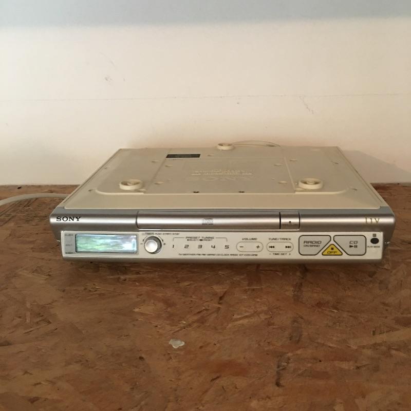 Lot 327 Kitchen Sony Under Counter Radio & Food Saver Storage