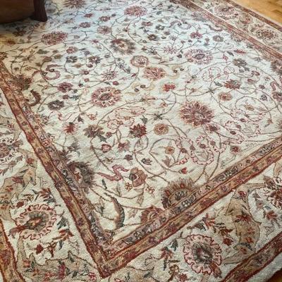 142: Large Oriental Style Wool Rug by Kenneth Mink 