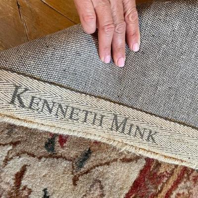 142: Large Oriental Style Wool Rug by Kenneth Mink 