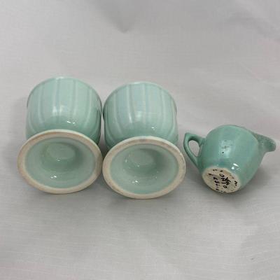 .68. Blue & Green Art Pottery