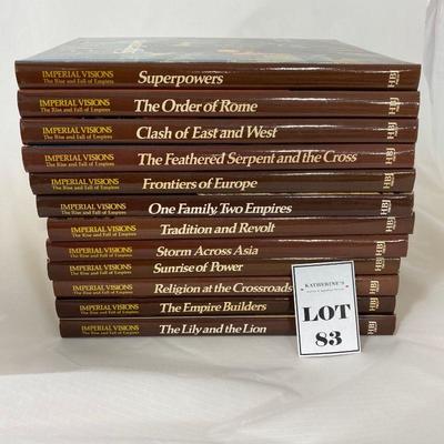.83. Set of 12 Imperial Visions Books
