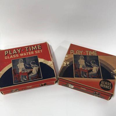 .110. Vintage Play-Time Sets