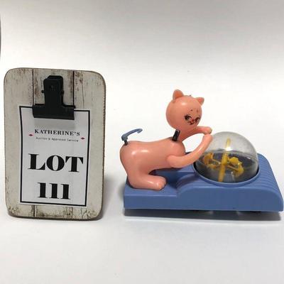 .111. 60s Child's Cat Toy