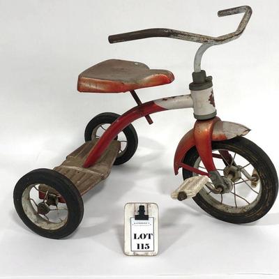 .115. Rustic Children's Tricycle
