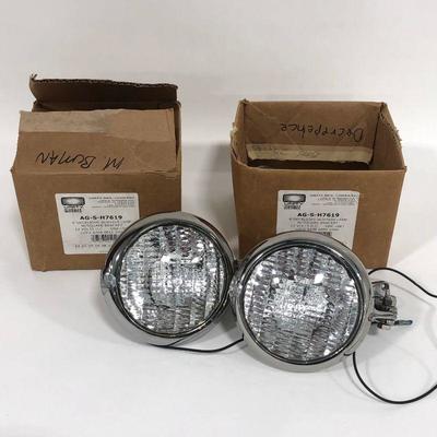 .128. Two Decklight Lamps