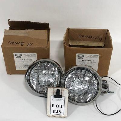 .128. Two Decklight Lamps