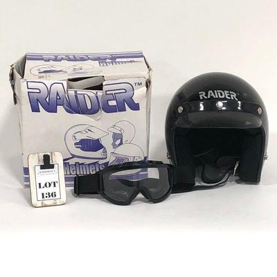 .136. Raider Helmet with Goggles