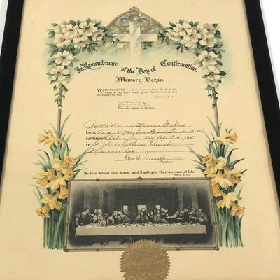 .143. 1935 Confirmation Certificate