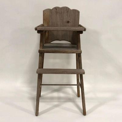 .144. Rustic Child's High Chair