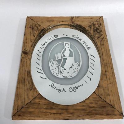 .146. Religious Hand Etched Mirrors