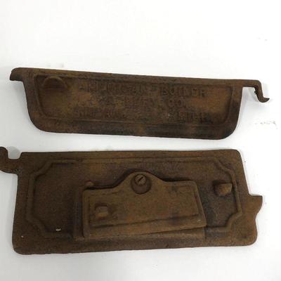 .147. Cast Iron Stove Pieces