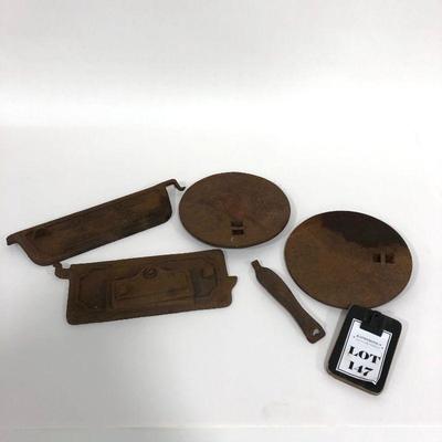 .147. Cast Iron Stove Pieces