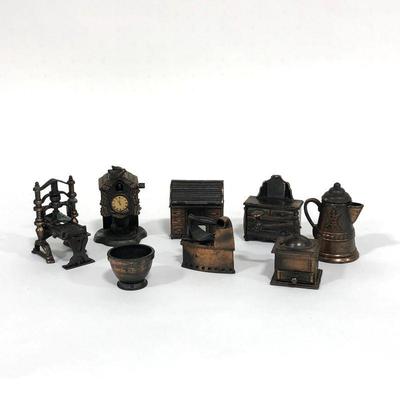 .151. Set of 11 Die-Cast Miniatures