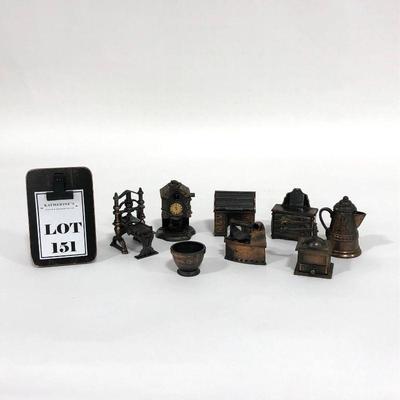 .151. Set of 11 Die-Cast Miniatures