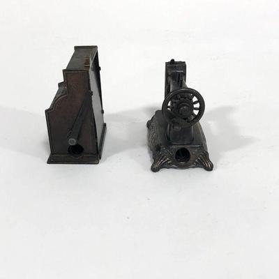 .152. Lot of 2 Die-Cast Pencil Sharpeners