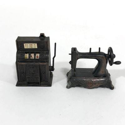 .152. Lot of 2 Die-Cast Pencil Sharpeners