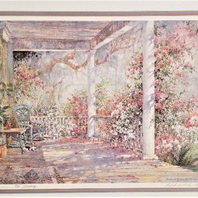 Lot #1  Robert Rucker - listed artist - Limited Edition signed/numbered print