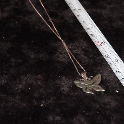 Sterling Butterfly Necklace