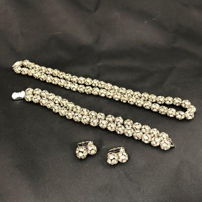 .159. Rhinestone Globe Style Set
