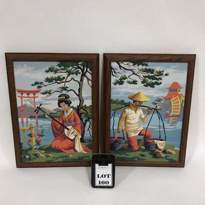 .160. Asian Paint By Number Set