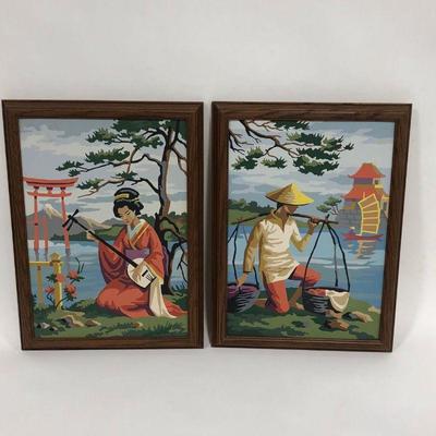 .160. Asian Paint By Number Set