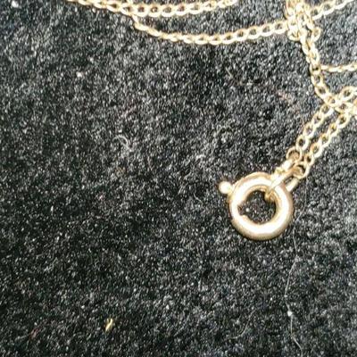 14K Mecklace and Earrings 