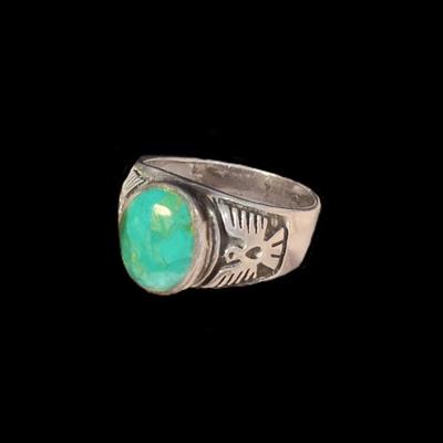 J10: Sterling and Turquoise Ring