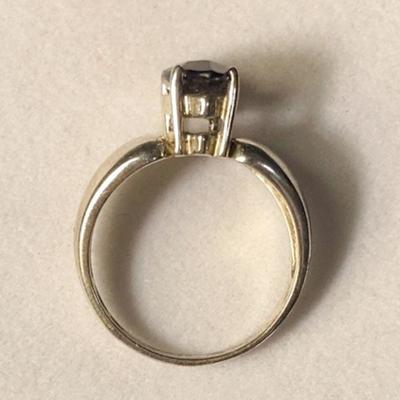 J20: sterling and smoky topaz Ring