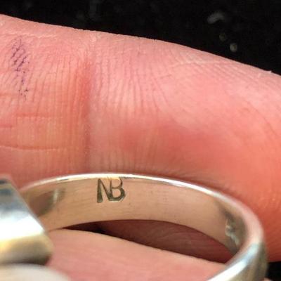 J28:  Sterling Amethyst Ring
