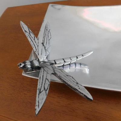 Metal Dragonfly Catch-All Dish 15