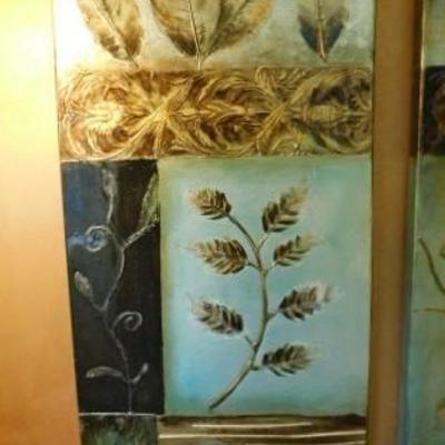 Choice Two:  Decorative Art Panel on Cloth with Wood Back Frame 50