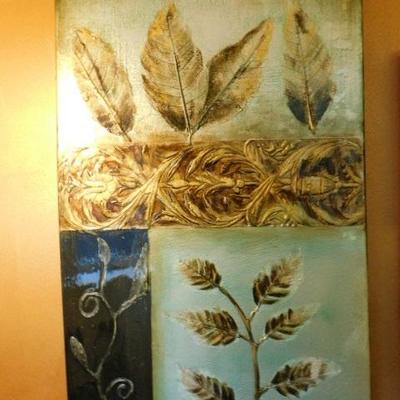 Choice Two:  Decorative Art Panel on Cloth with Wood Back Frame 50