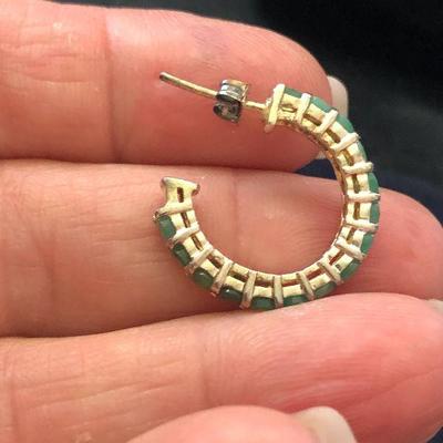 J46:  Vintage 10k Ring and Earring Set