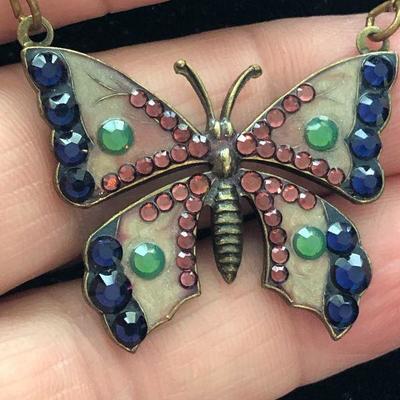 J76 Butterfly Necklace