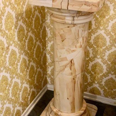 #80    MARBLEIZED PILLAR  COLUMN