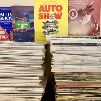 #97    GROUP LOT OF CADILLAC/LASALLE CLUB SELF STARTER  & AUTO SHOW BOOKS