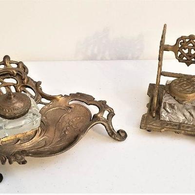 Lot #16  2 piece Inkwell lot - one original, one a reproduction