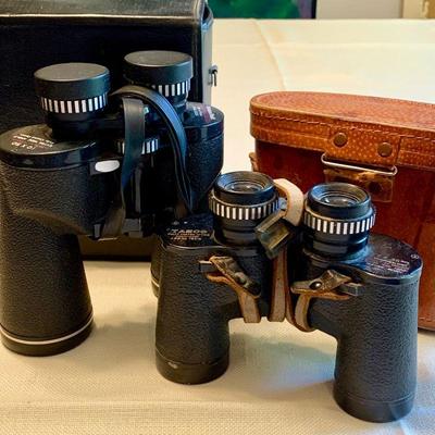 #130    VINTAGE BINOCULARS